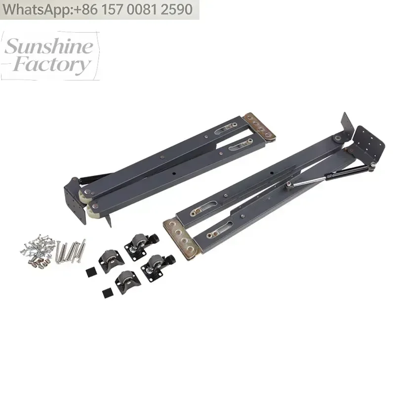 Hidden Foldable Office Table Mechanism System