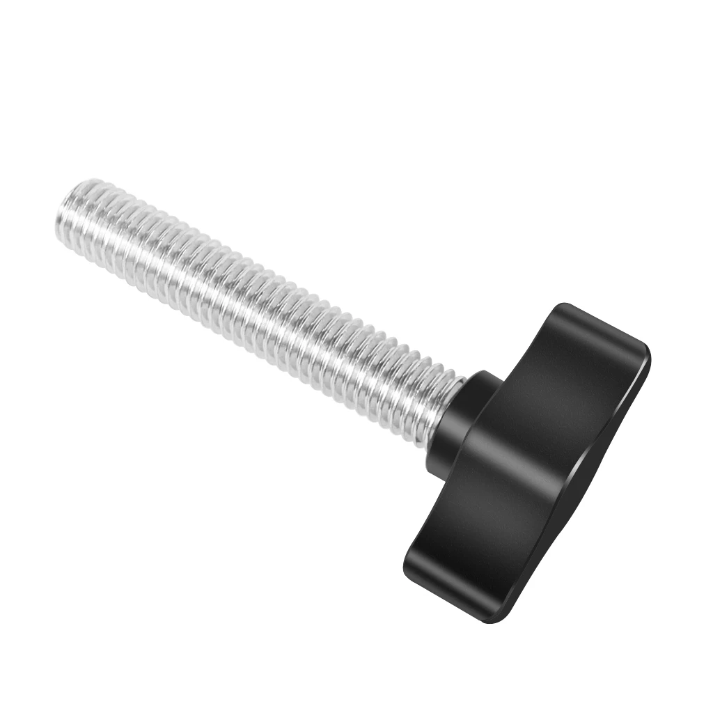 Alumínio liga mão parafuso para câmera DSLR, T-cabeça apertar parafuso, botão de fixação, parafuso punho manual, Photo Studio acessórios, rosca M8