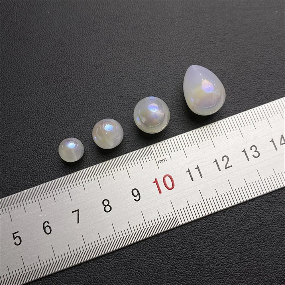 Heidi High Quality Mermaid Ji Aurora Pearl Perforated Bubble Round Bead DIY Beaded Bracelet Ear Jewelry Material L424