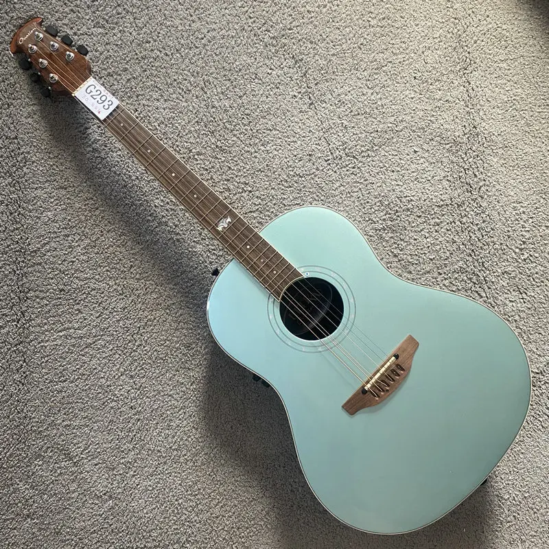 Genuine Ovation Ultra 1516 Mid Depth Acoustic-Electric Guitar Solid Sprue Top 20 Frets Indian Laurel Fretboard Stock Items