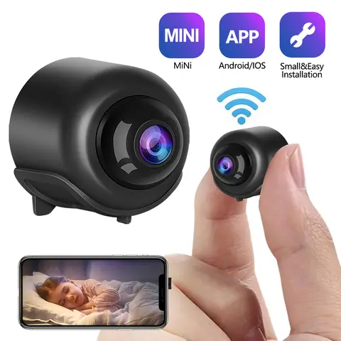 새로운 미니 카메라 2024 X5 지능형 WiFi 미니 카메라 홈 실내 야간 투시경 안전 보호 오디오 비디오 레코더