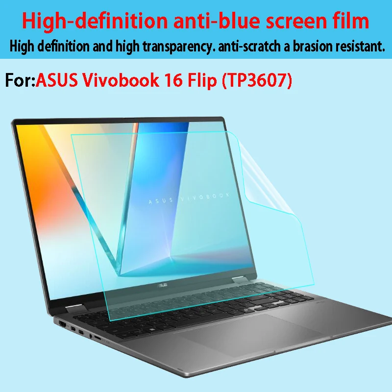 For ASUS Vivobook 16 Flip TP3607SA Keyboard Film 16-Inch Touch Computer HD Anti-Blue Film Privacy Protection Anti-Peep Film
