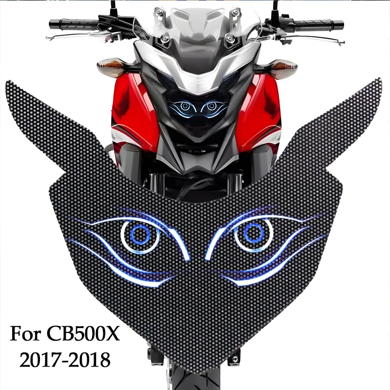 

For Honda CB500X CB 500X CB500 X 2017-2018 Motorcycle Headlight Guard Stickers Accessories Front Fairing Headlamp Decal