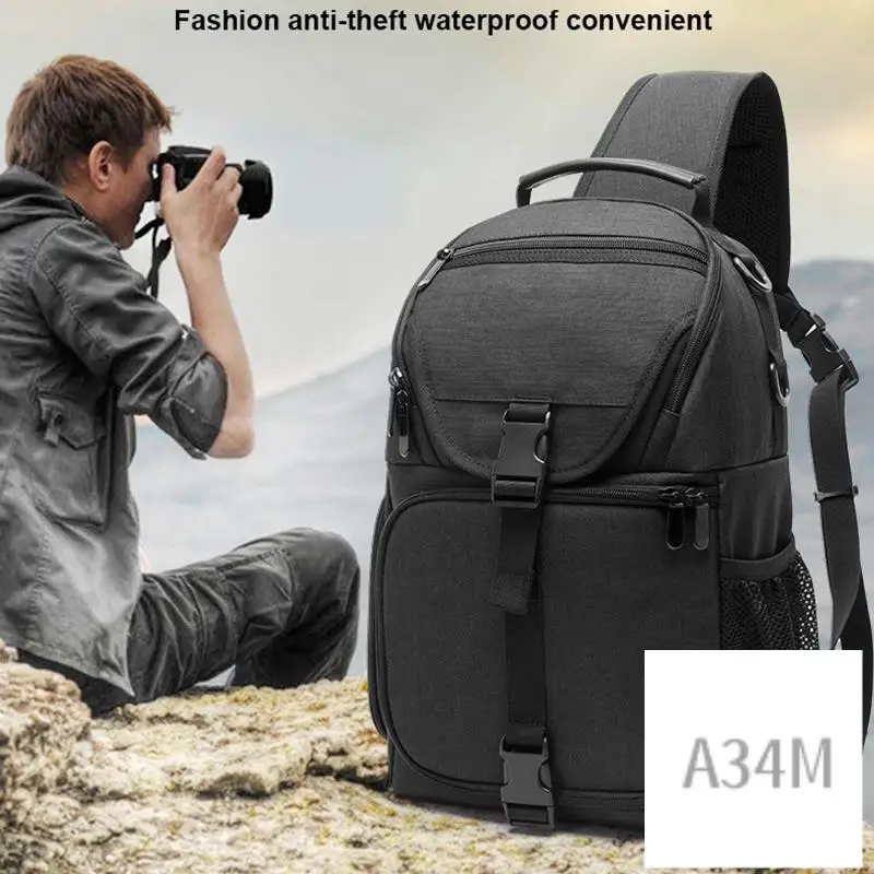 

A34M-Professional Camera Bag Personal Design Wear-Resisting Photograpy Sling Bag Waterproof For Most DSLR