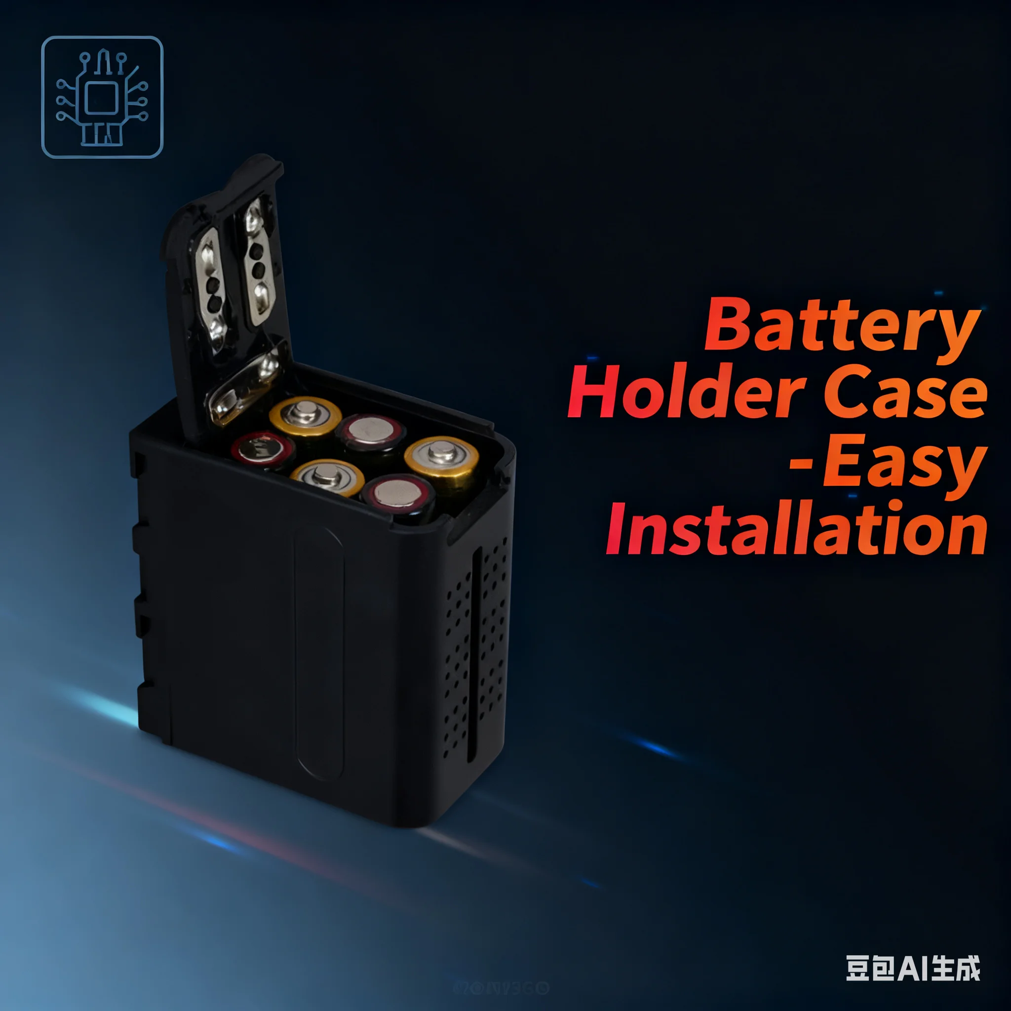 6Pcs Aa Empty Batte…