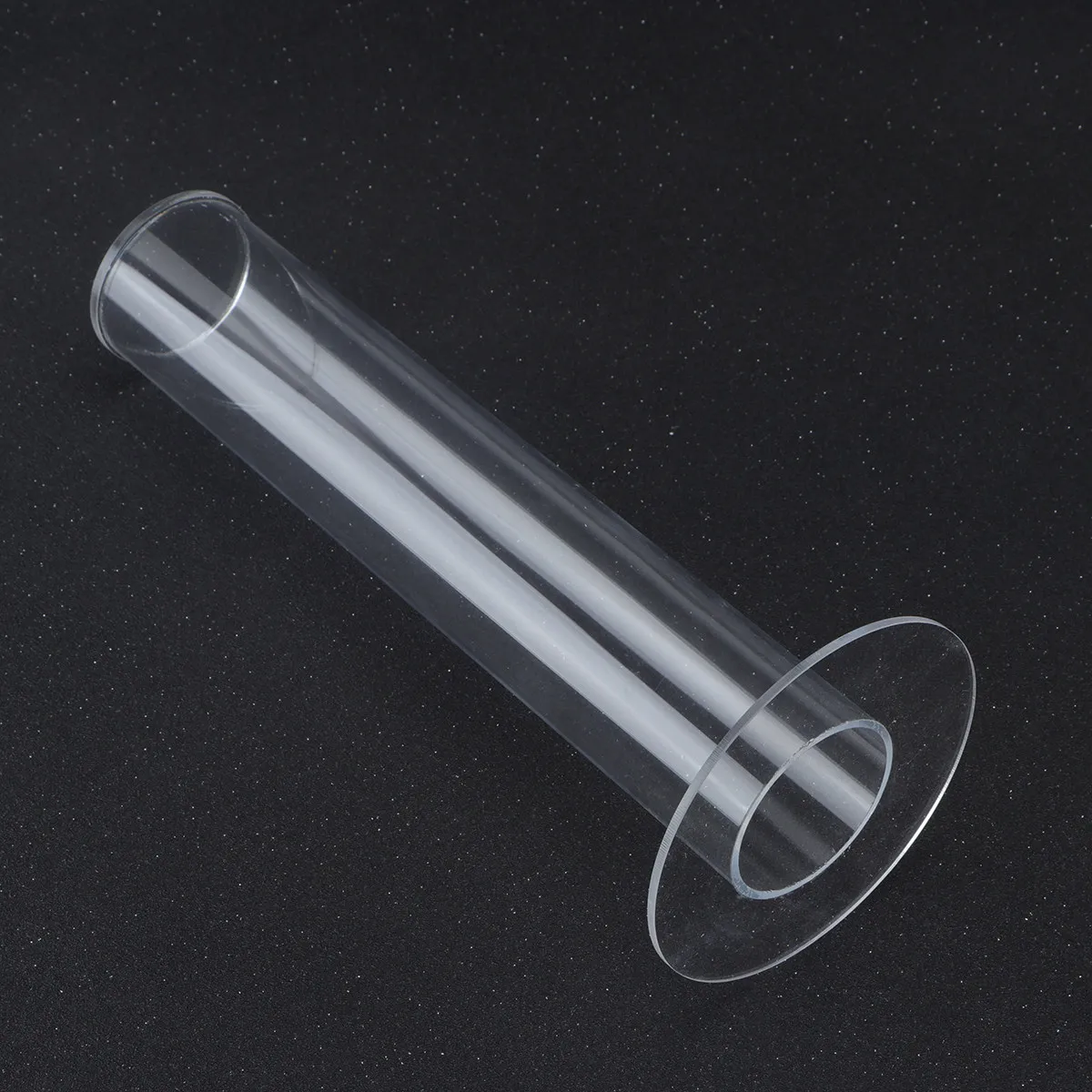 Cylinder Shape Vertical Hair Band Storage Rack Transparent 25Cm Jewelry Bracelet Display Stand Hair Ties Holder Organizer