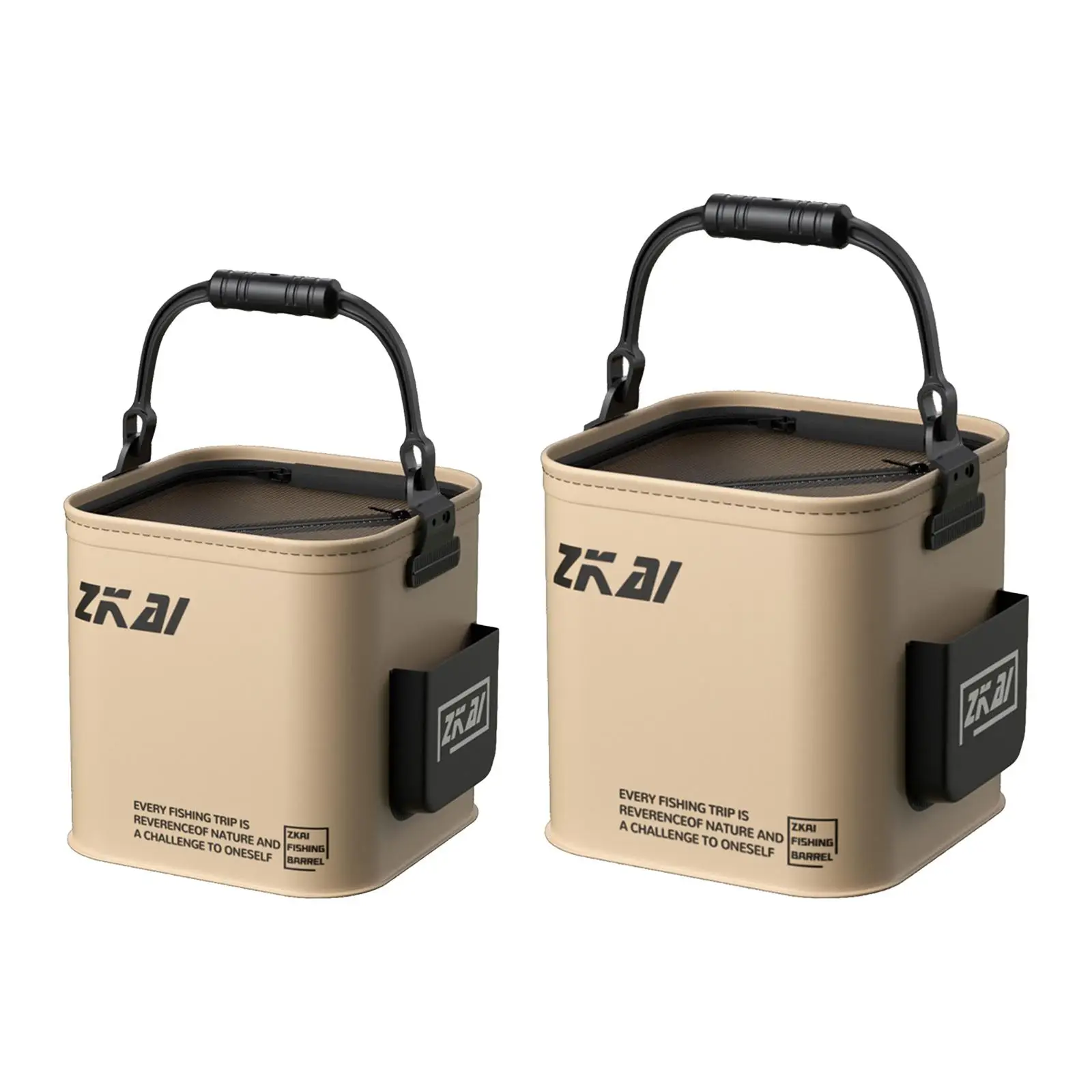 مكعب الصيد، مكعب الماء السميك القابل للطي بحبل بطول 5 أمتار، ولاعة صيد