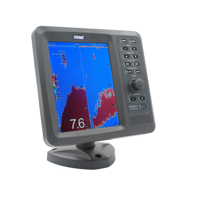 

Marine 7" Color TFT LCD Fishfinder, With Dual Frequency KFish-7