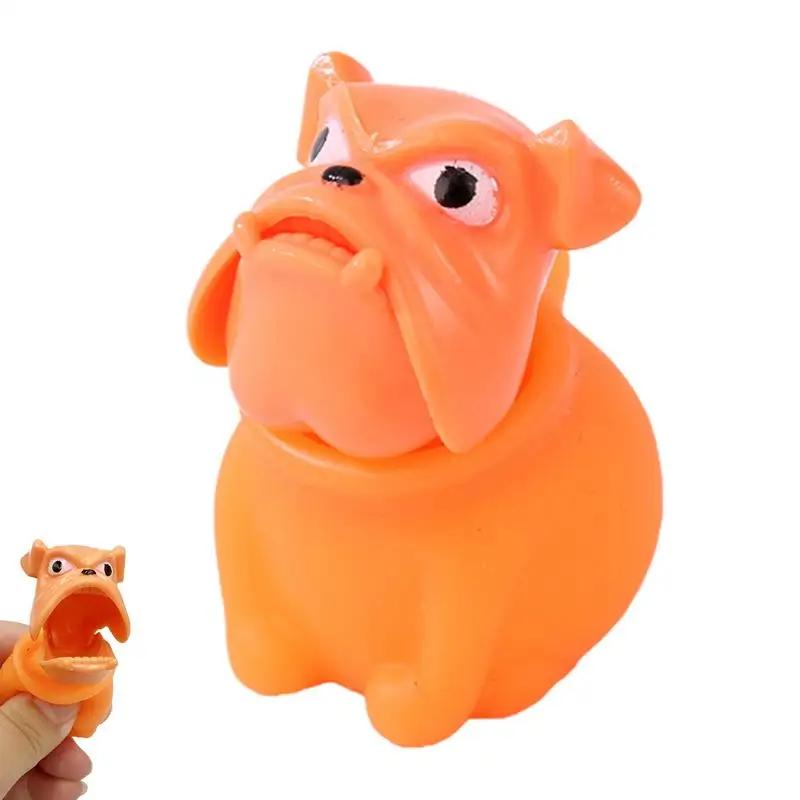 

Squeeze Toys Novelty Bulldog Squeeze Toy Sensory Squeeze Toy Pop Out Head Cartoon Cute Bully Dog For Kid Boy Girl Adult