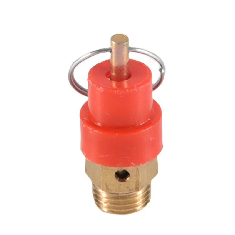 

A01F-5X Клапан сброса давления 1/4 Zoll PT Воздушный компрессионный клапан красный + золотой