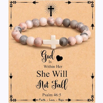 Cross Stone Bracelet 1