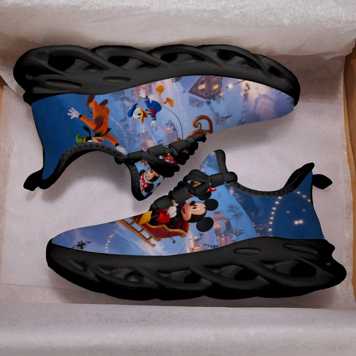 Mickey mouse tênis disney snowball luta impressão sapatos esportivos tênis grossos para crianças olá kitty sapatos mickey mouse sapato