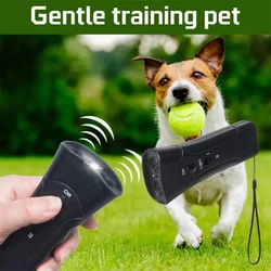 Pet Dog Repeller Anti Barking Stop Bark Training Device Trainer LED Ultrasonic Anti Barking Ultrasonic Without Battery dog