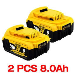 Batteria di ricambio al litio originale DCB200 20V 8000mAh per Dewalt 18V DCB184 DCB200 DCB182 DCB180 DCB181 DCB182 DCB201 DCB206