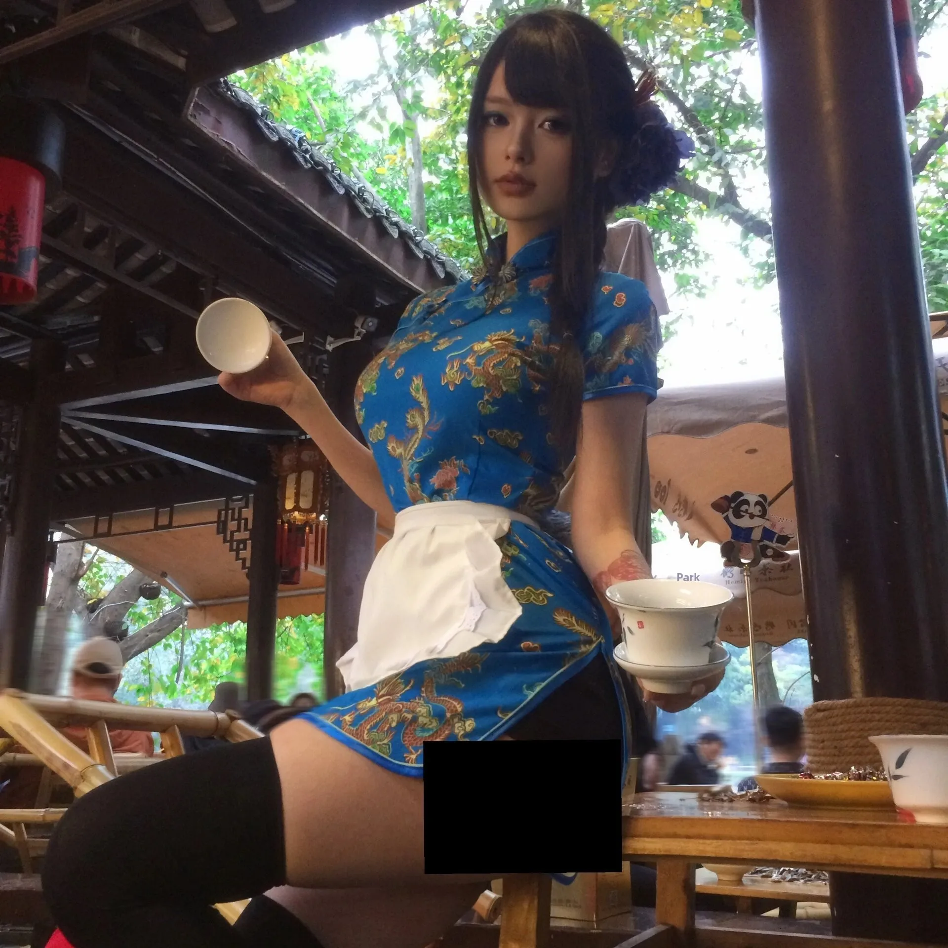 Nowy chiński strój Sle Dr loween Cisas Cosplay orm Soft Girl Maid Skirt ort na co dzień