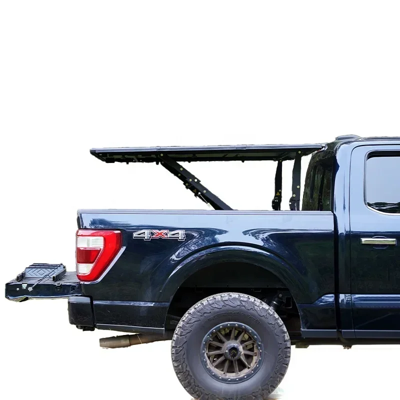 High Quality Pickup Folding Tonneau Covers Lift-up tri-fold bed cover for Ford f150 accessories