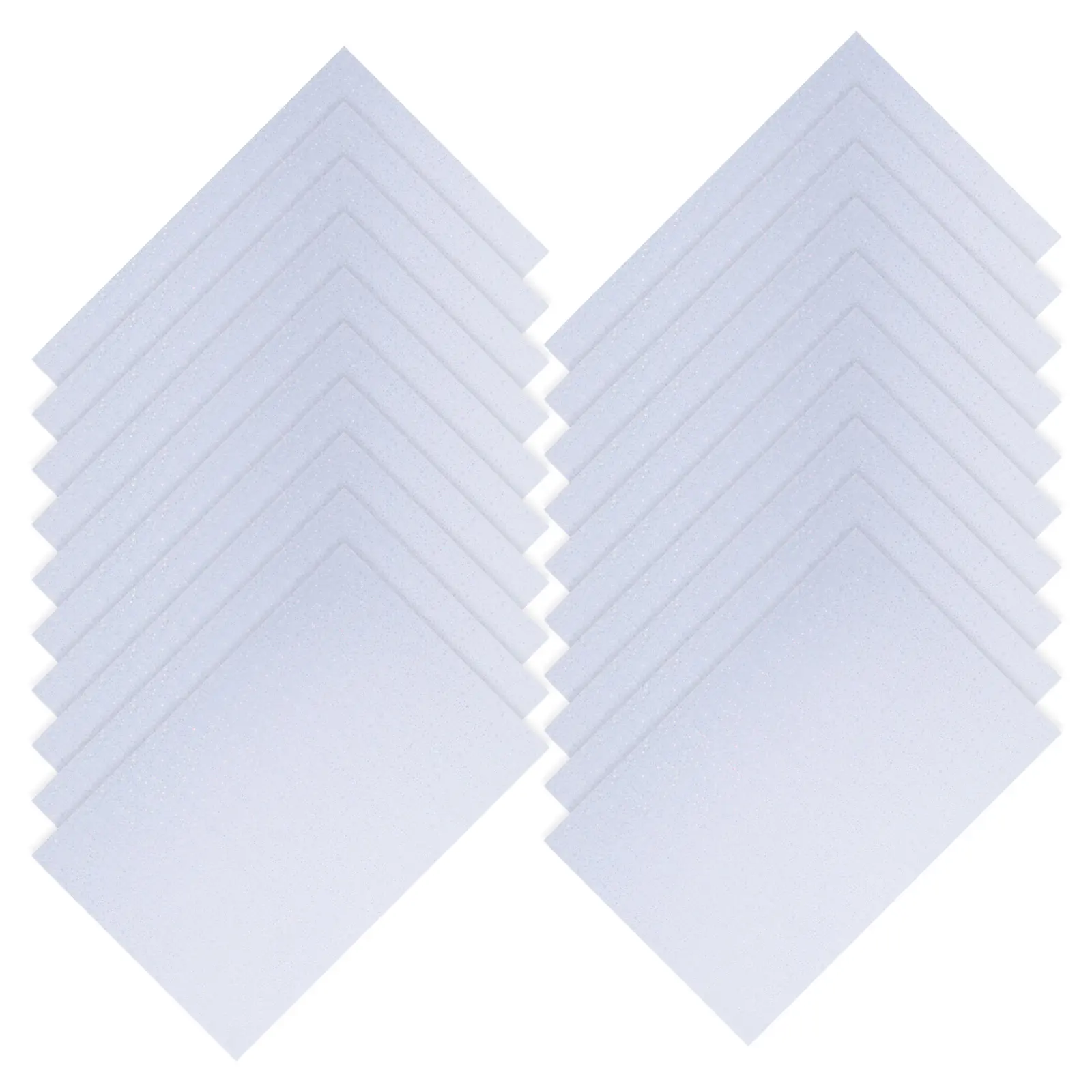 24Sheets Holographic Sticker Paper Waterproof Self Adhesive Vinyl Printable Sticker Paper for Inkjet Laser Printer Notebook