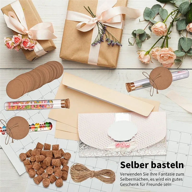 

AA81-100 Пробирка с пробкой 16X100 мм Пробирки с пробкой Прозрачный пластик для рукоделия Конфеты Жидкости Специи Цветы