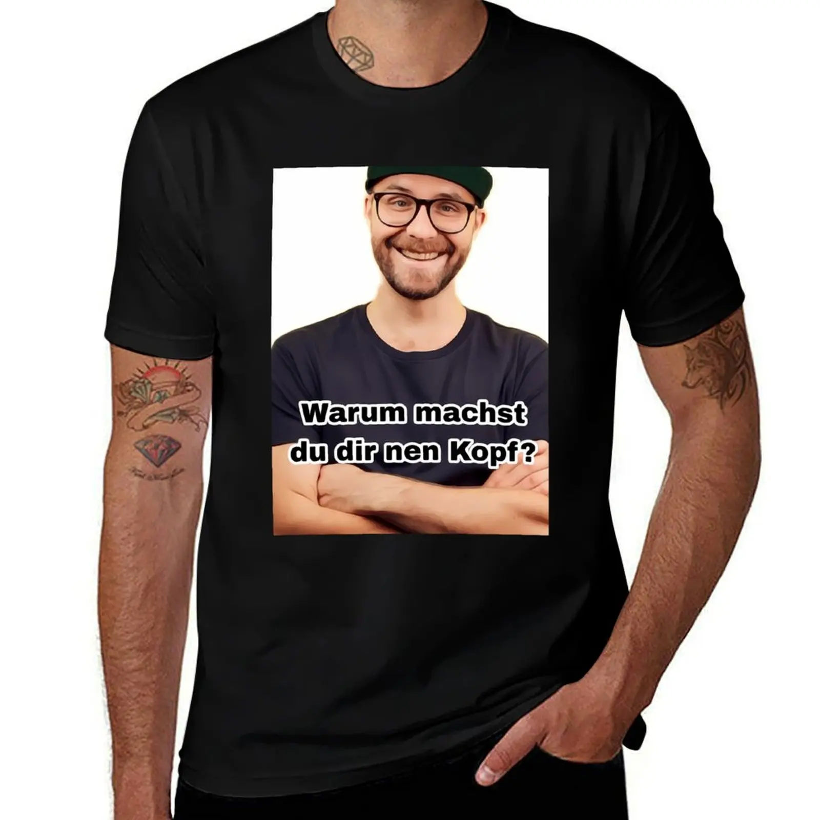 Mark Forster - Why Are You Banging Your Head Memes T-Shirt Plus Size Outdoor Casual Top