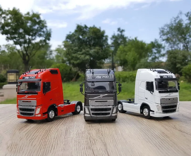 Classic Alloy Toy Model Gift 1:50 Scale Vol vo FH16 750 4X2 Transport Truck Tractor Vehicles DieCast Toy Model For Collection