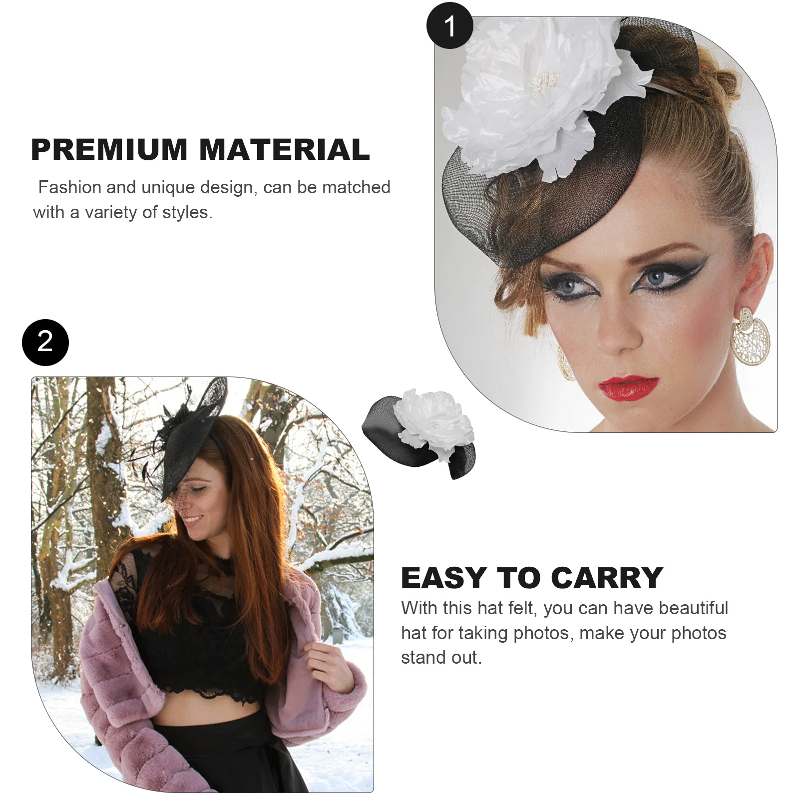 

2Pcs Hat Base Fascinator Round Linen Felt Mesh DIY Millinery Making Accessories Women Fascinator Hat Base Women