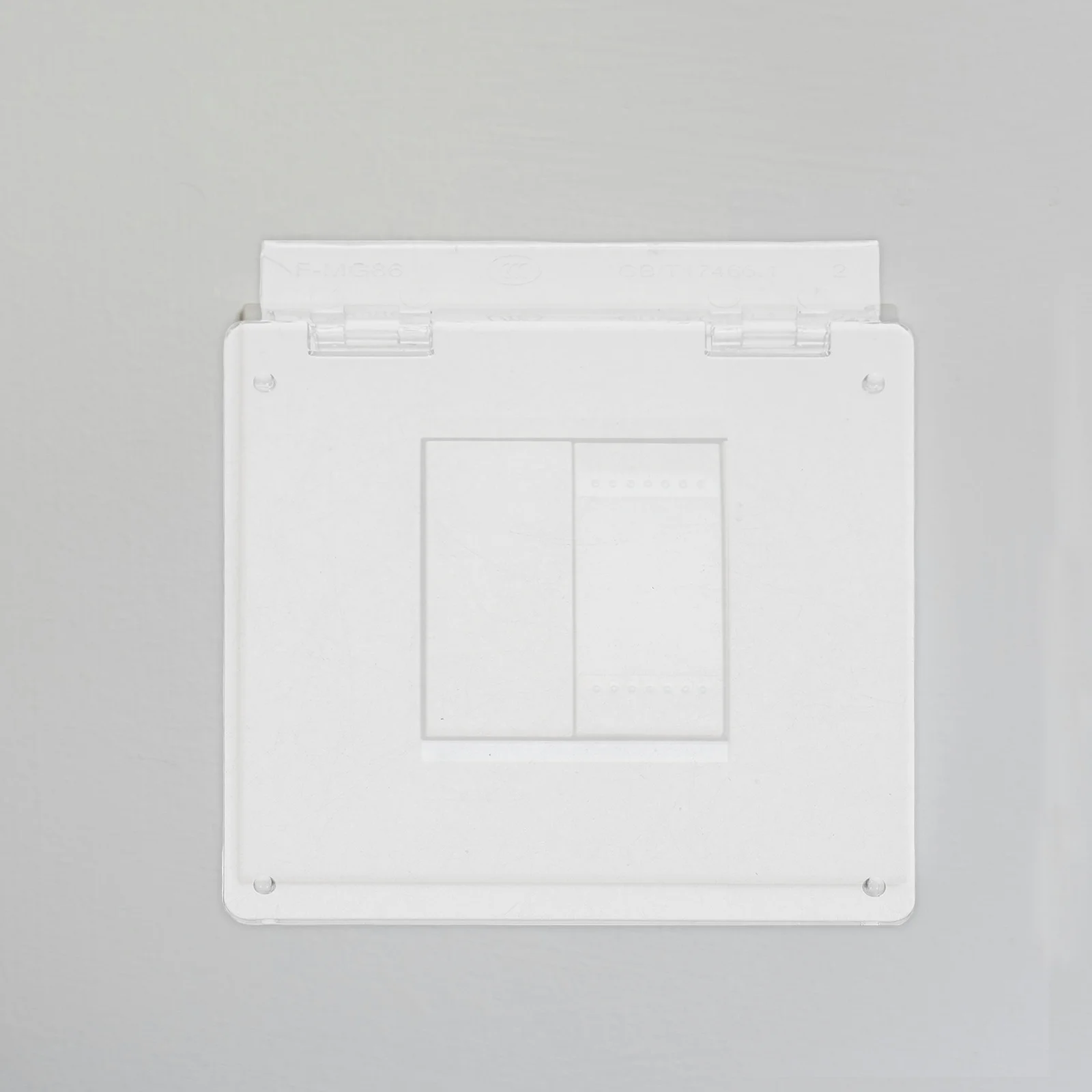 

2Pcs Transparent Thermostat Cover for Central Ac and Water Heater Systems 86-Type Switch Protection Cover Easy Install