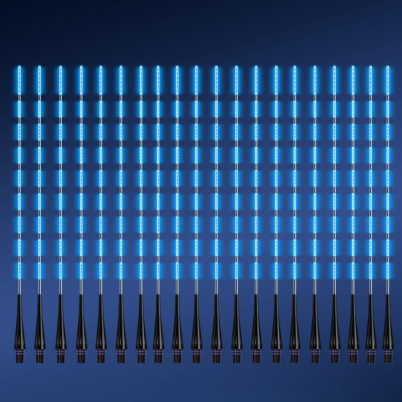 

20pcs/Lot Fishing Floats HD Drift Tail Electric LED Luminous Lights High Brightness Optical Fiber Antenna Accessories Tackles