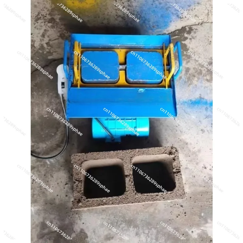 Manual Brick Beater Household Hollow Machine Small Portable Hollow Machine Mold Single Phase Electric Cement Brick