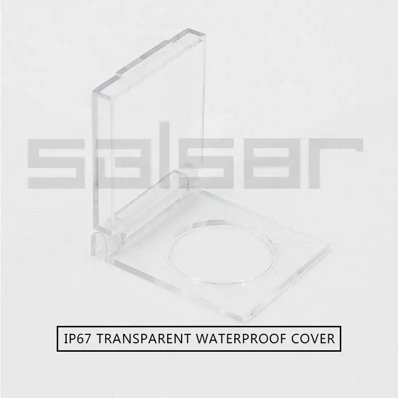 Plastic Protective Transparent Cover For 16/19/22mm DIY Metal Buzzer Indicator LED Flash Light Button Switch A Burglar Alarm