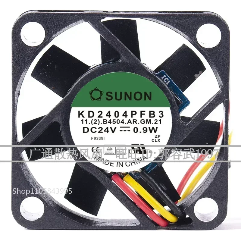 for SUNON KD2404PFB3 4010 24V 0.9W 4CM DC Cooling Fan Inverter Stop Alarm Original Replacement