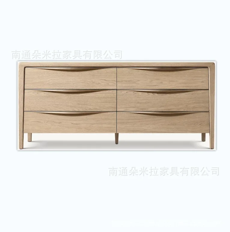 

RH American solid wood high-end luxury villa room chest chest drawer cabinet dresser locker