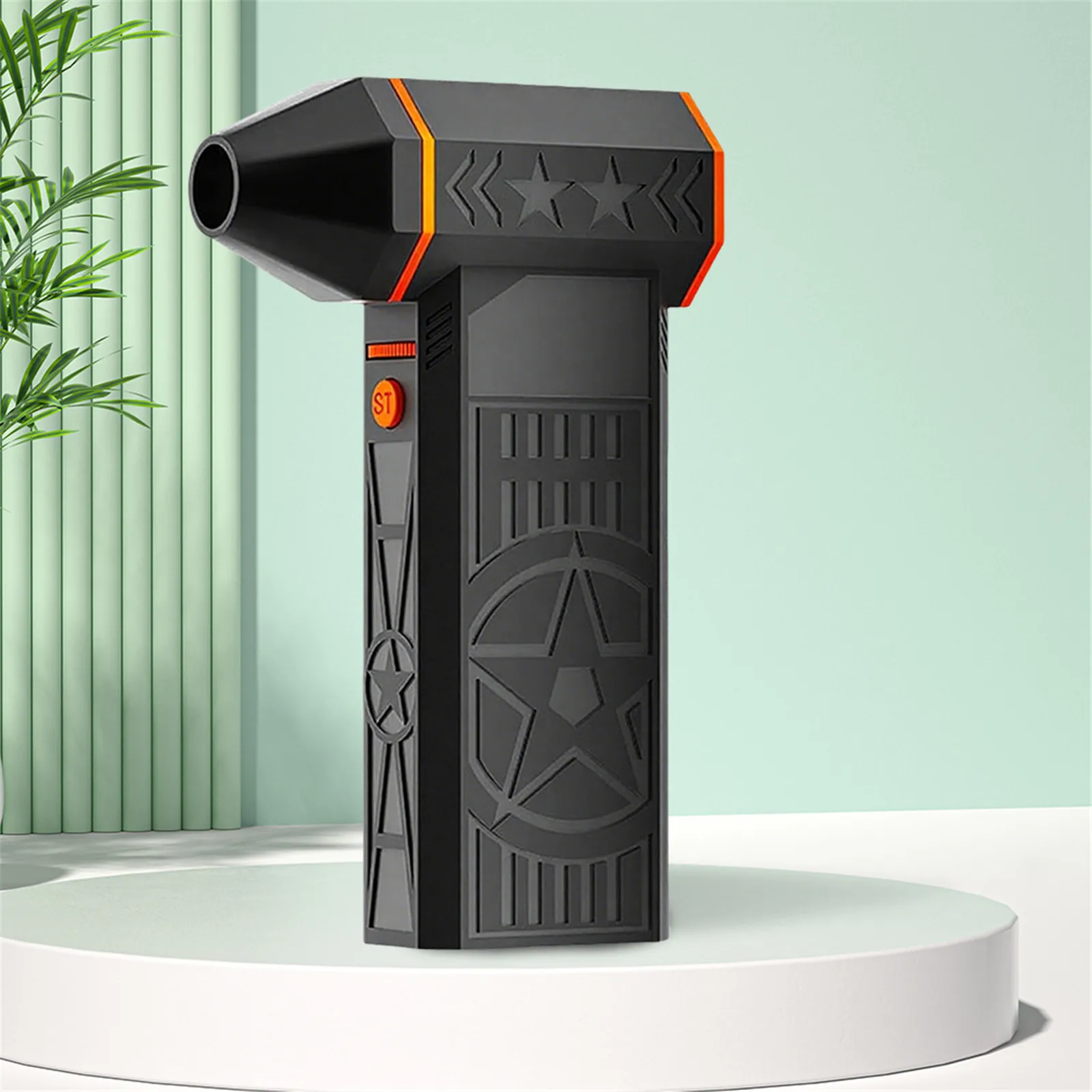 Portable Dust Remover Rechargeable Electric Leaf Blowing Tool High-Powered Turbine Blower for Car Windshield Defrost