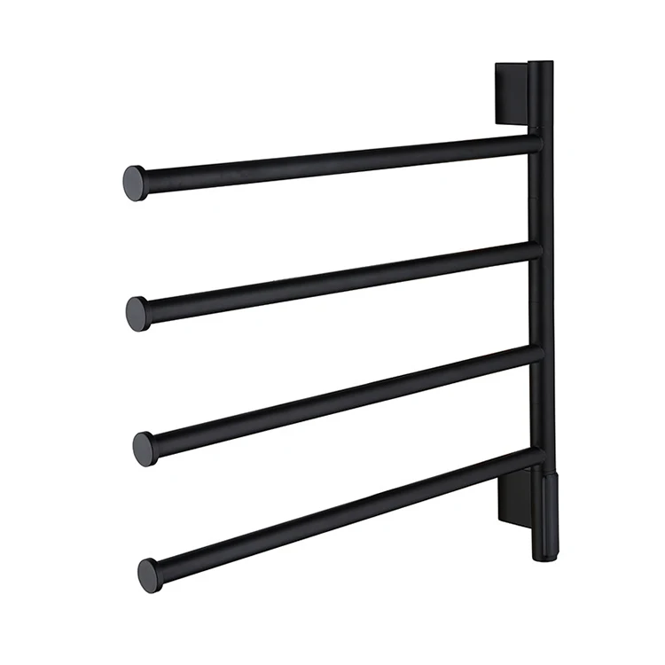 304 Stainless Steel Toalha Warmer Racks para Hotel, elétrico aquecido, radiador rotativo, banheiro Racks, cinza