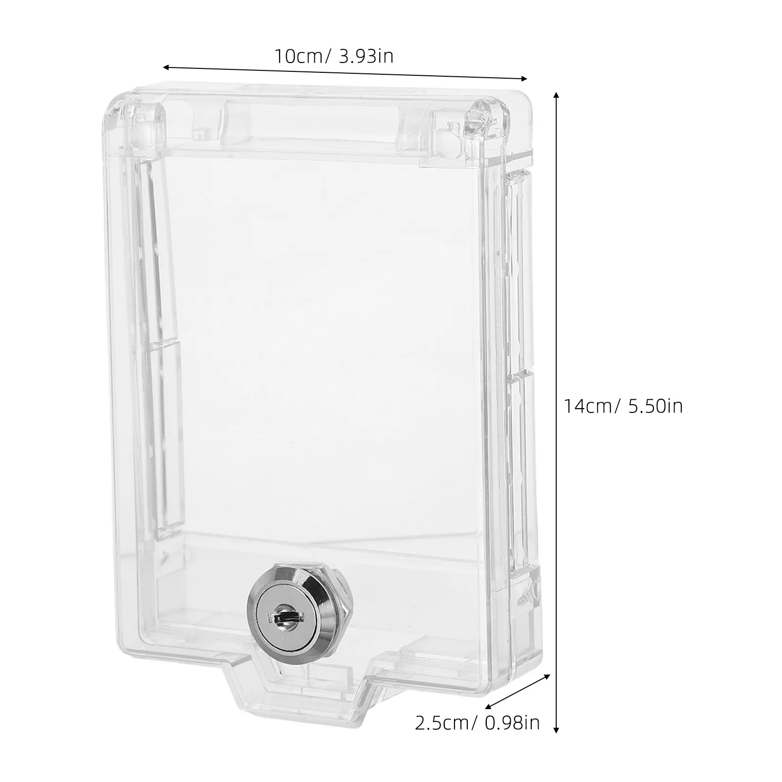 Transparent Ac Thermostat Cover Plastic Outlet Protector Adhesive Air Conditioner Panel Protection Guard Mistake Prevention