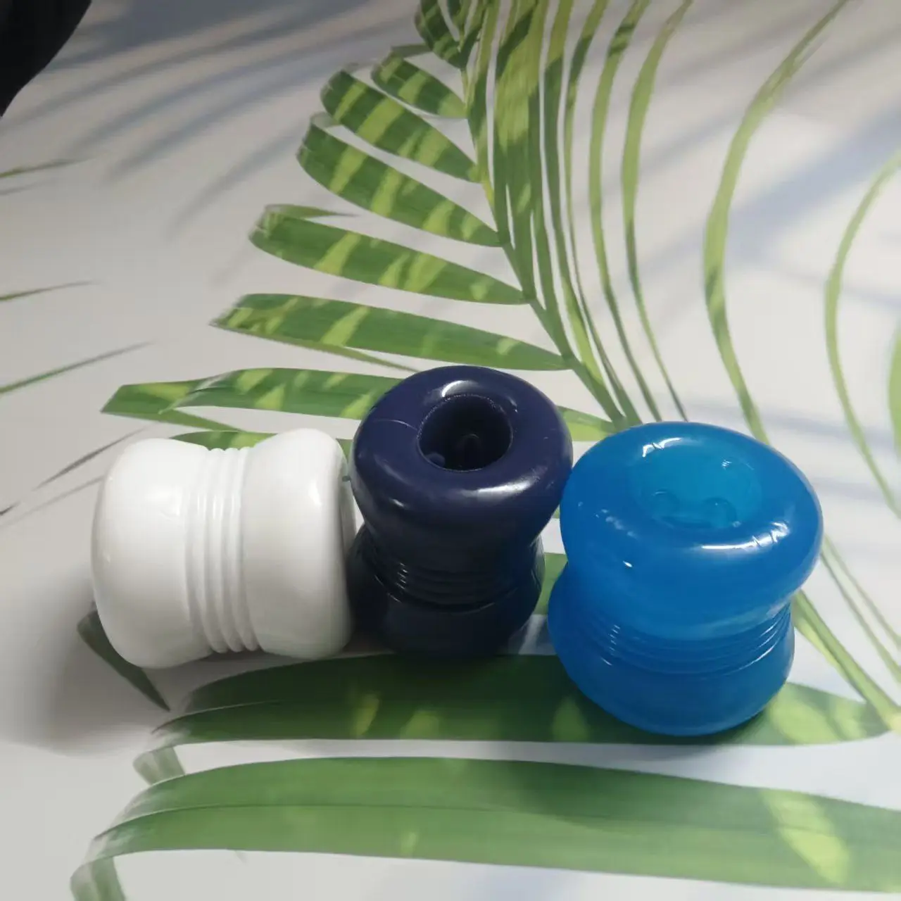 Male TPE Portable Pocket Ribbed Outer Design Compact Reusable Men Manual Massager Flexible Tube Comfortable Accessories