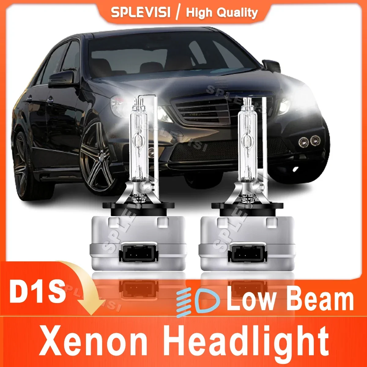 

2x D1S Xenon Lamp Headlight Low Beam HID White Bulb Replace For Mercedes E Class W212 2009 2010 2011 2012 2013 2014 2015 2016