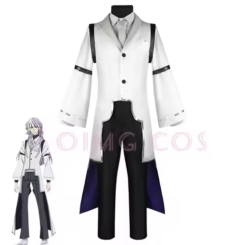 Sigma Cosplay Costume Bungo Stray Dogst Adult Uniform Wig Anime Halloween Costumes men Game Character Outfit
