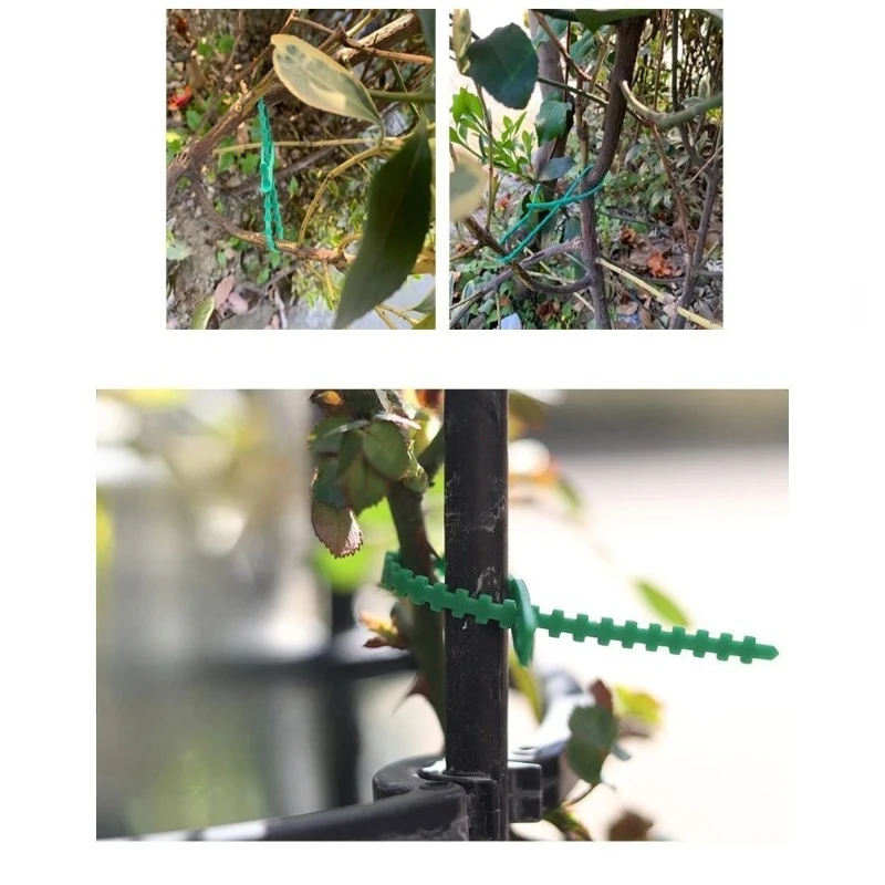 

20/50/100/200Pcs 13CM garden tie, green garden tie, high-quality new material that can be reused