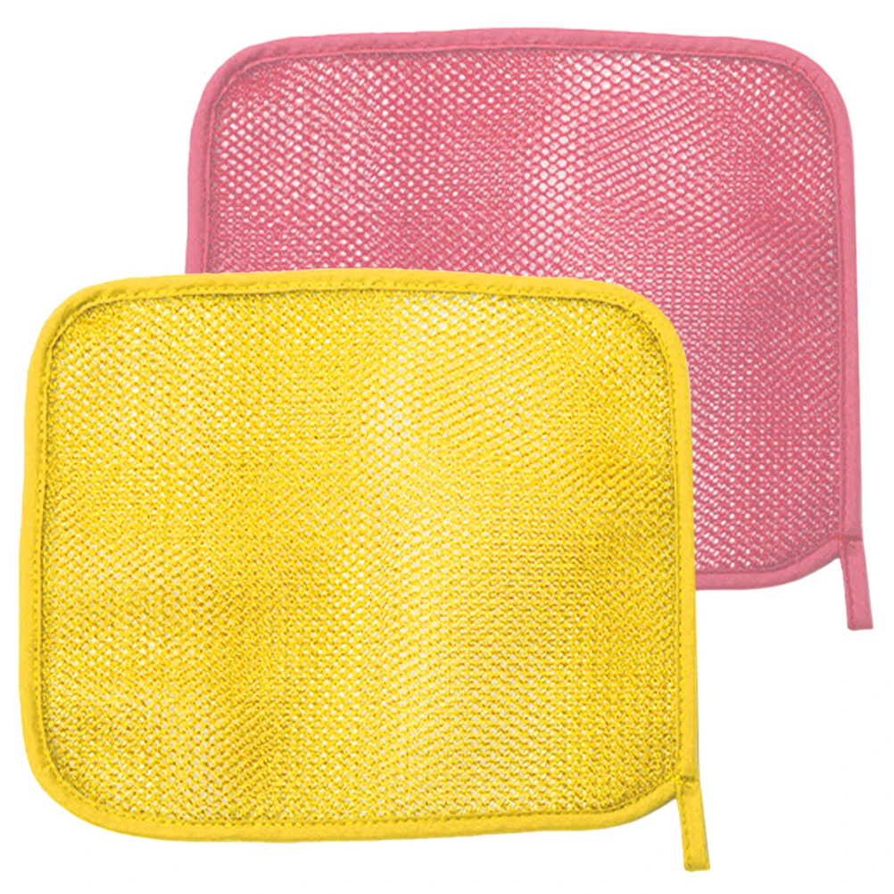 

2Pcs African Net Cloth Double-layer Nylon Bath Towel Washing Soap Bags Mesh Exfoliating Keratin