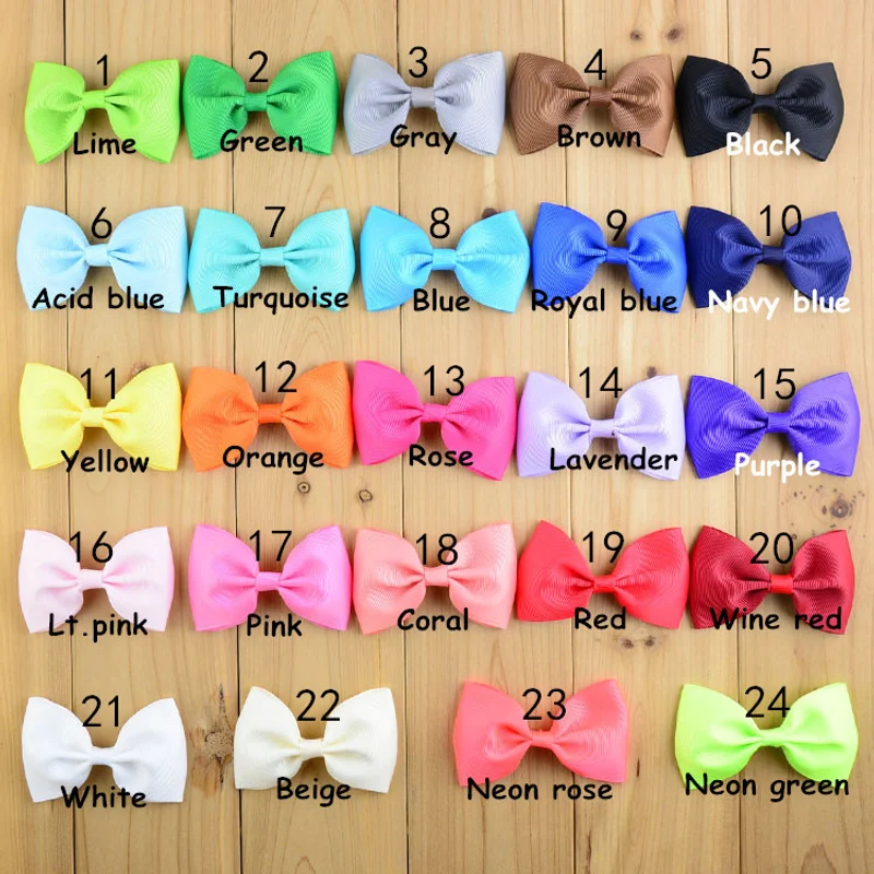 

500Pcs Wholesale Ribbon Bow Kids Hair Accessories Headpiece Cute Scrunchie