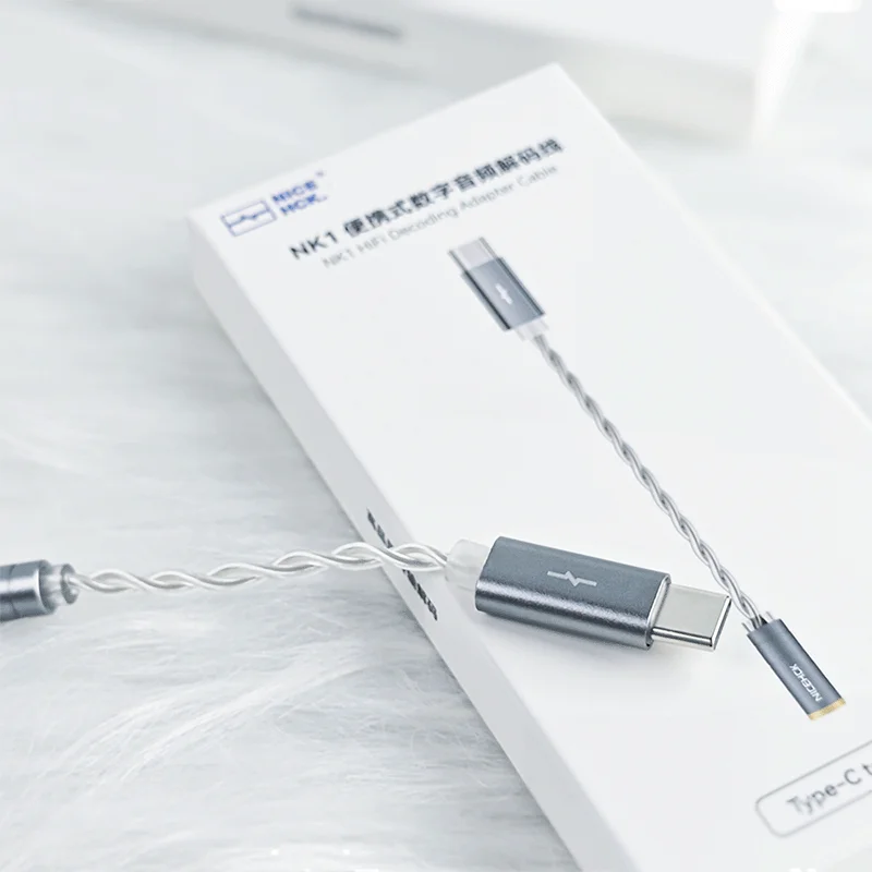 NICEHCK NK1 Audio Adapter Cable Type-C Small Tail CX31993 HiFi Decoding Cable Portable Digital Audio Cable Ear Amplifier Gifts view 4