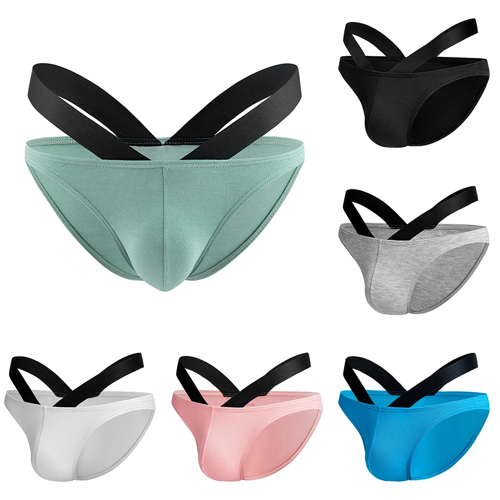 

Undershorts Mens Sexy Modal Soft Breathable Briefs Low Rise Underwear Bulge Pouch Lingerie Fashion Panties