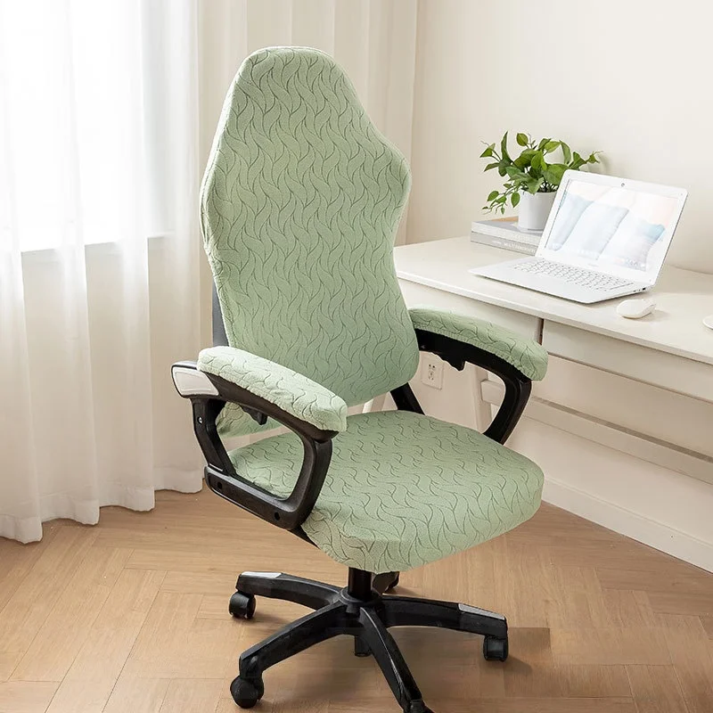 4 Teile/satz Jacquard Gaming Stuhl Abdeckungen Stretch Bürostühle Abdeckung mit Armlehne Computer Sessel Stuhl Schonbezüge