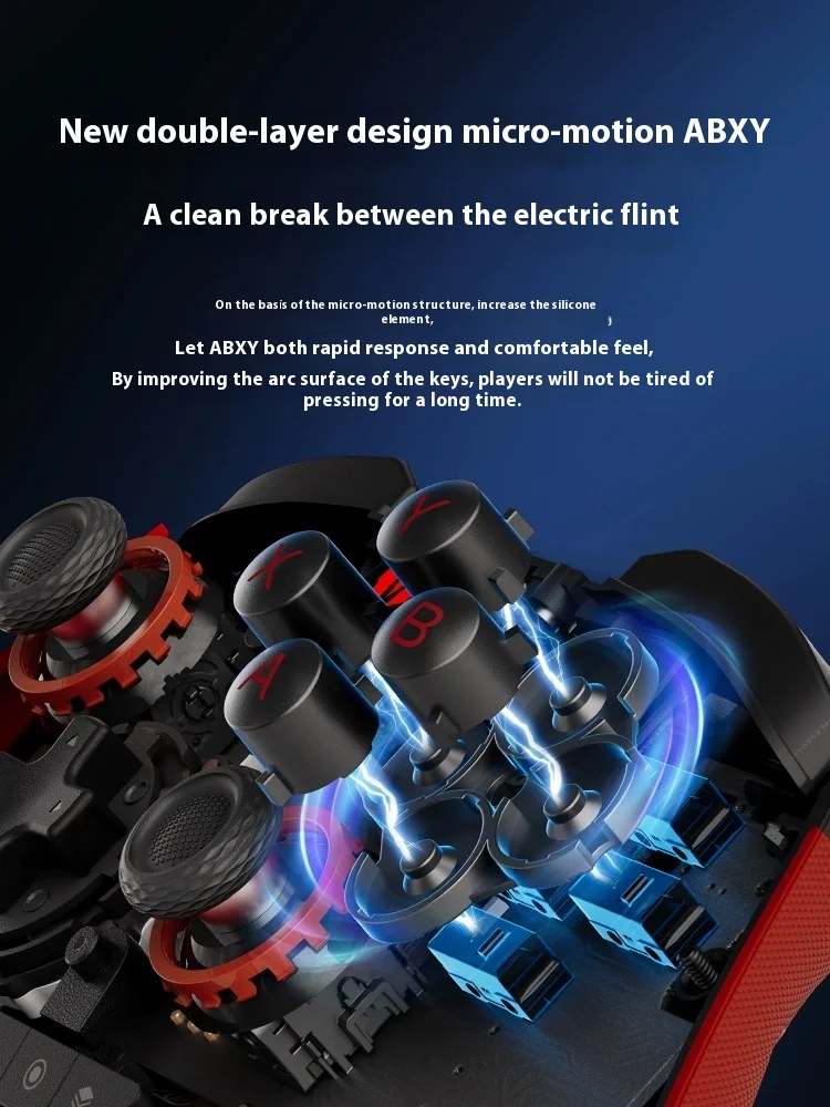 BIGBIGWON Blitz 2 TMR Star Flash Drahtlose Bluetooth Gamepads Somatosensory Controller Angepasst 2000 HZ Für NS PC Steam Spiel