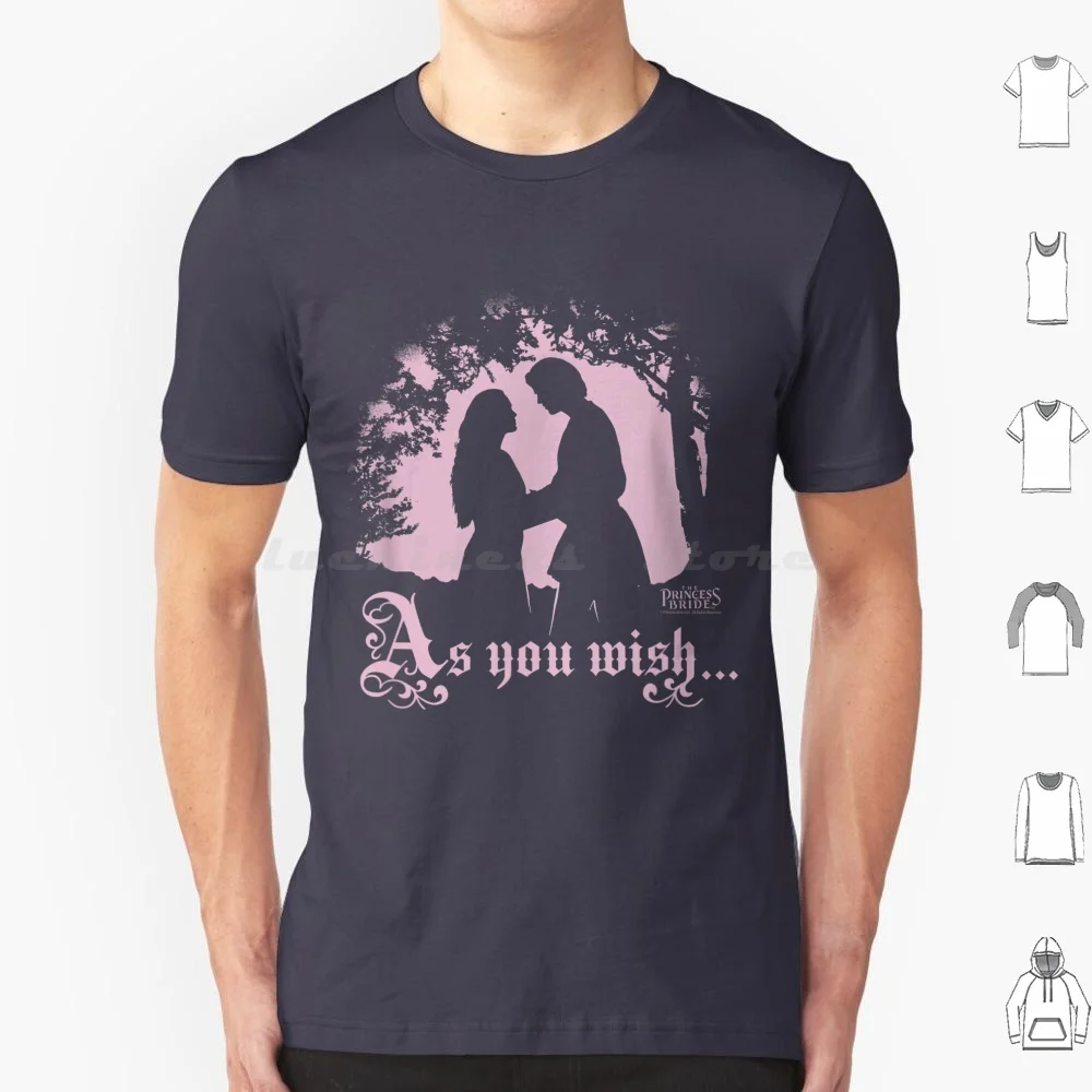 80s Film As You Wish Silhouette T Shirt Men Women Kids 6xl As You Wish Princess Bride Princess Movie Westley Buttercup Bride