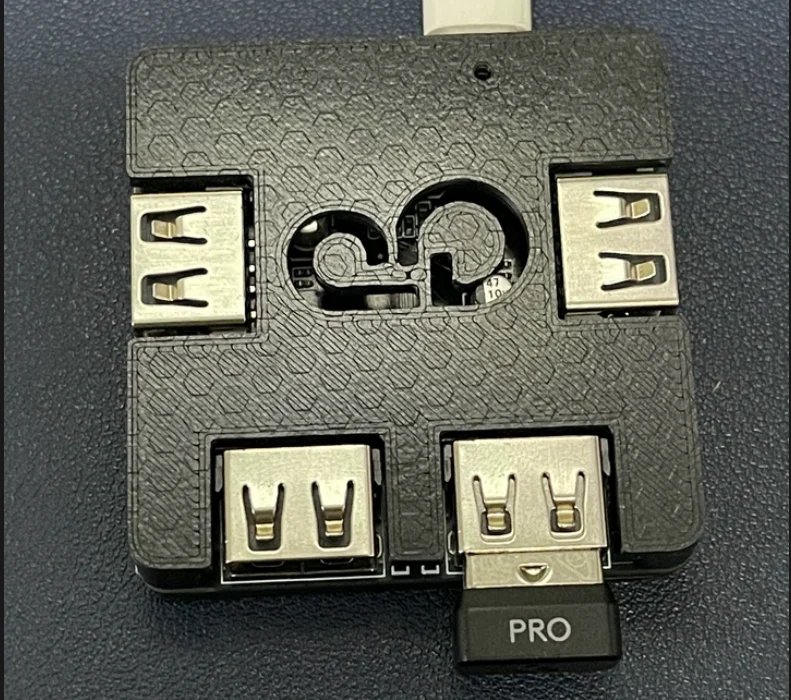 One Drag Four Usbhub Hub Anti-backup Anti-static Detachable Cable Extra Power Port Support MacLinux