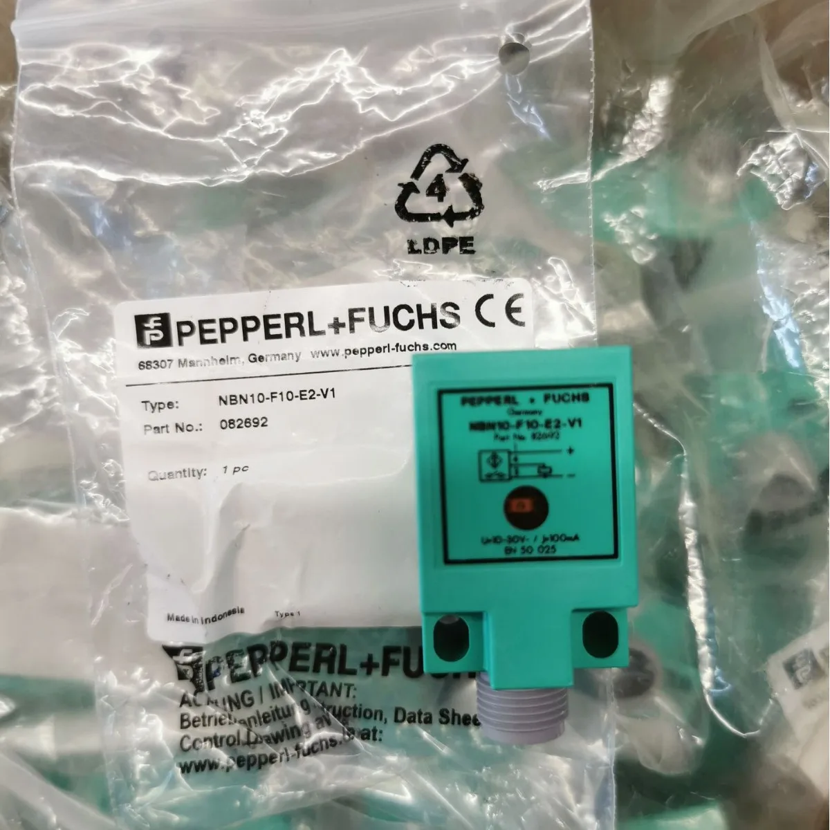 

2025 NBN10-F10-E2-V1 Inductive Sensor, Spot P + F German Original Genuine, Price Discount