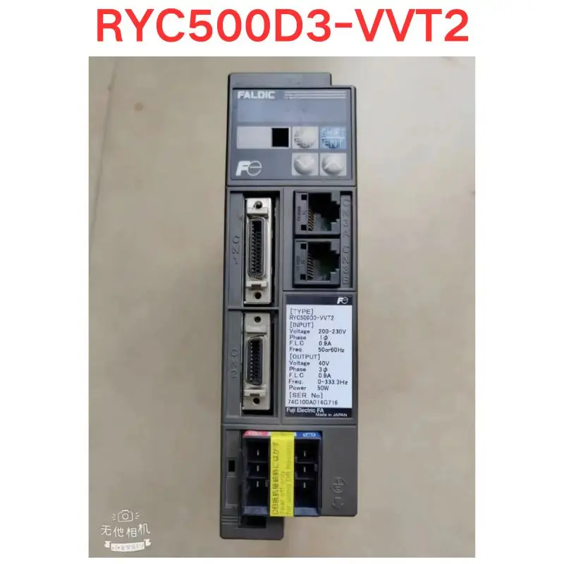 Used RYC500D3-VVT2 Servo driver Function check OK Fast delivery