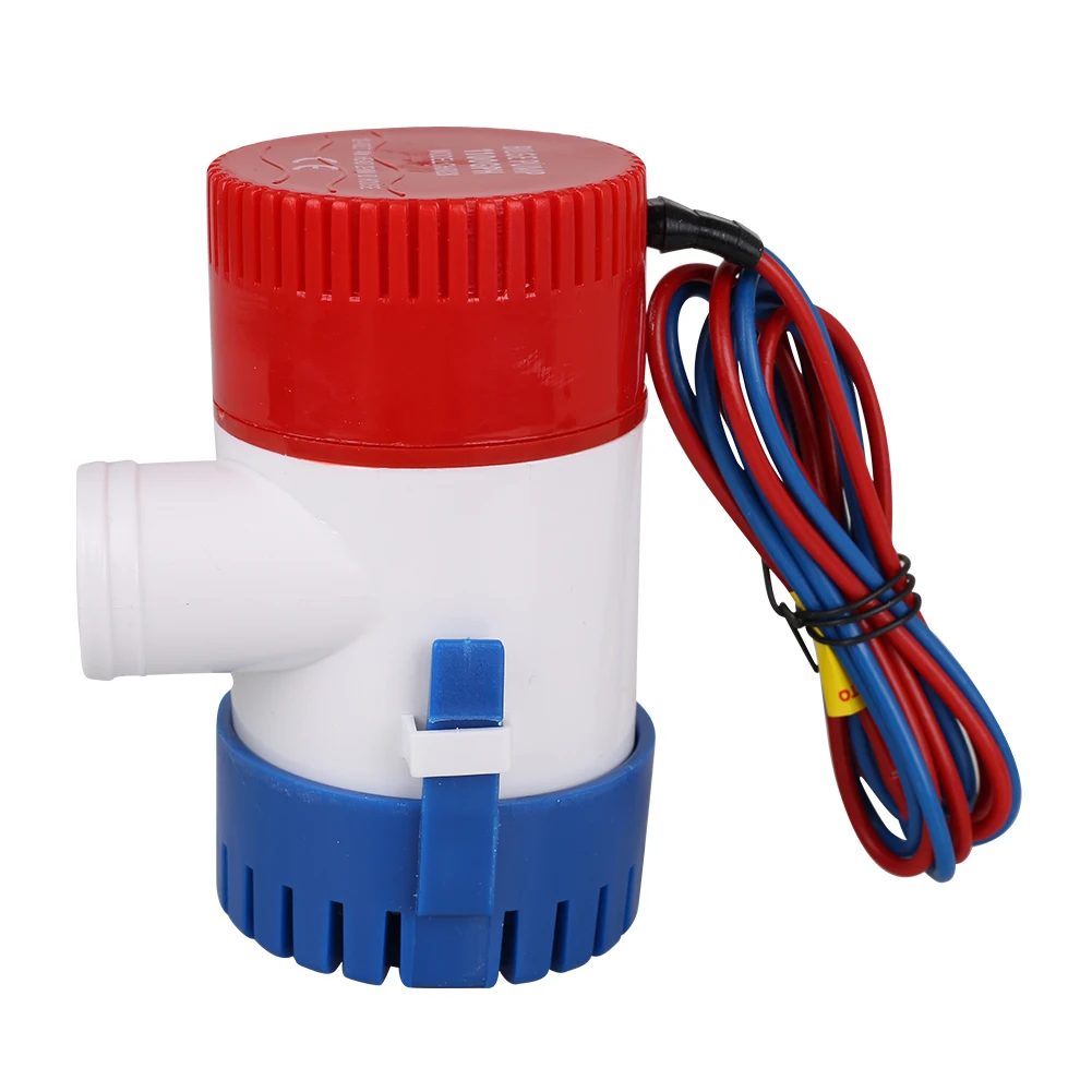 750/1100GPH Electric Marine Submersible Bilge Water Pump Boat Fish Tank Aquarium Accessories Round Water Pump