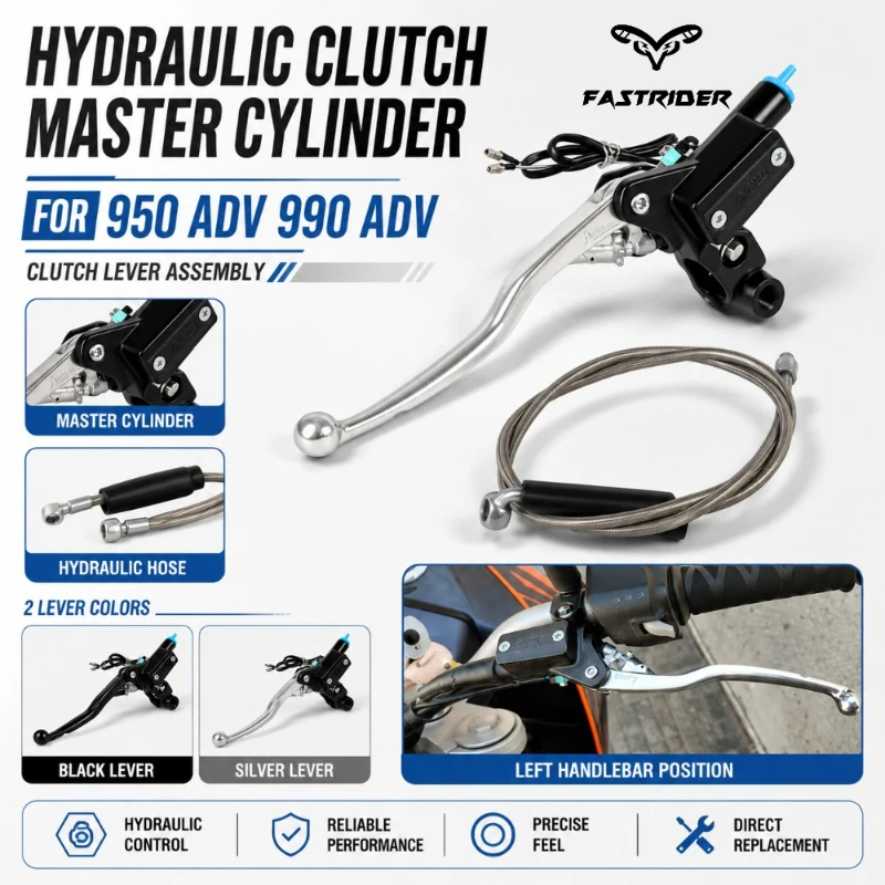 Suitable for KTM 990 950ADV Left Hydraulic Clutch Pump Master Cylinder Disc Brake Pump Assembly Motorcycle Parts